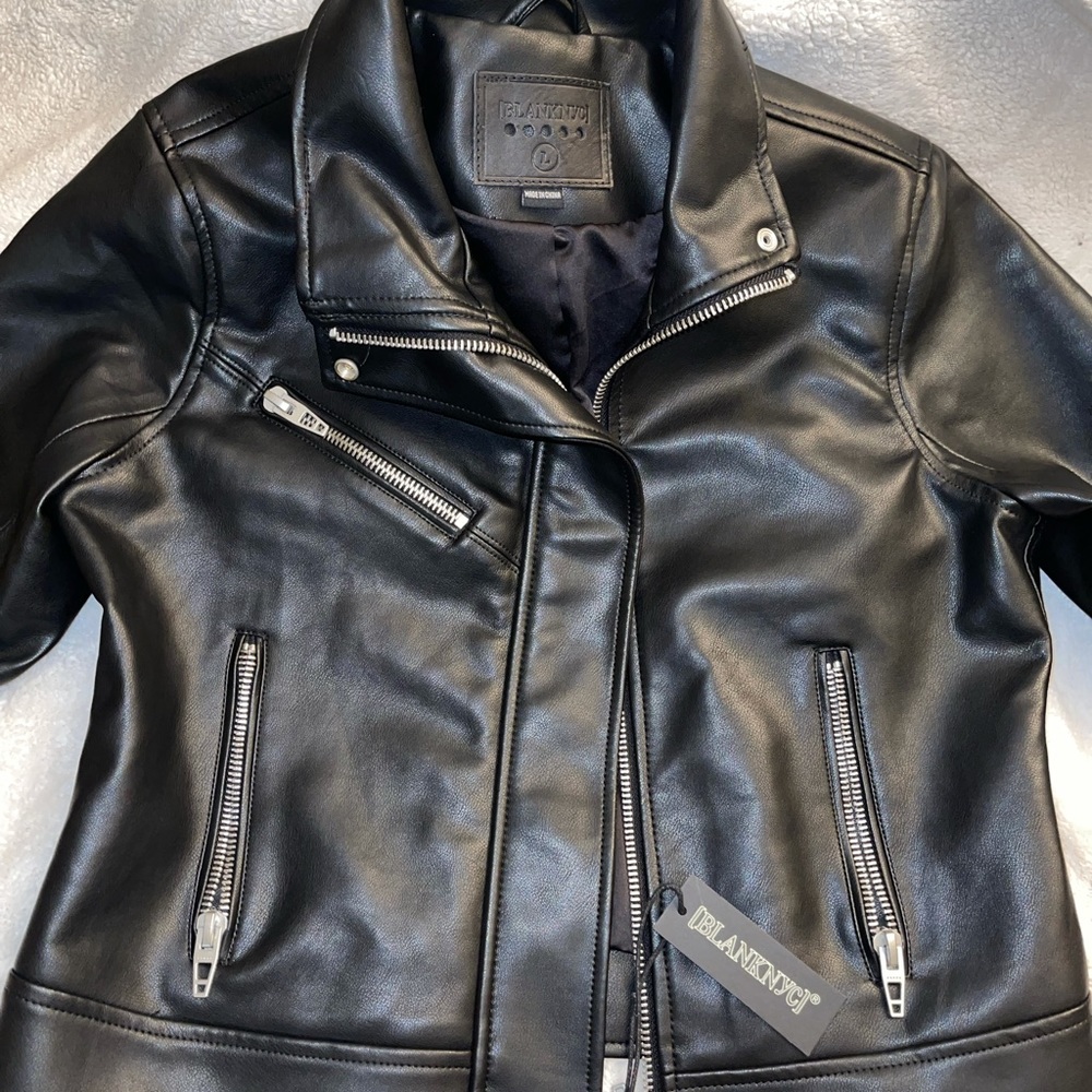 Blank NYC FAUX LEATHER JACKET